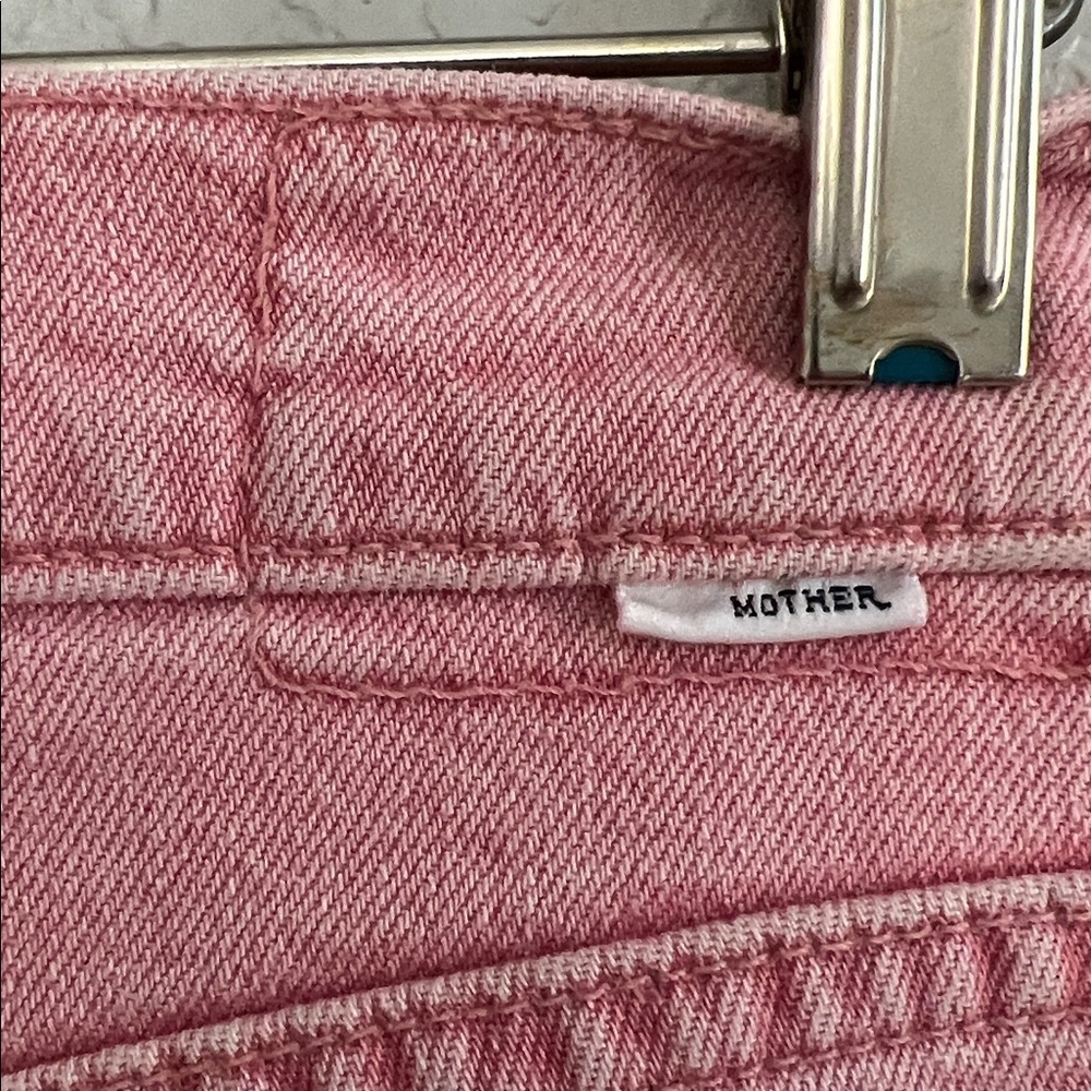 MOTHER Superior The Mid Rise Dazzler Ankle In Twice as Nice Pink. Size 27 - Picture 8 of 13